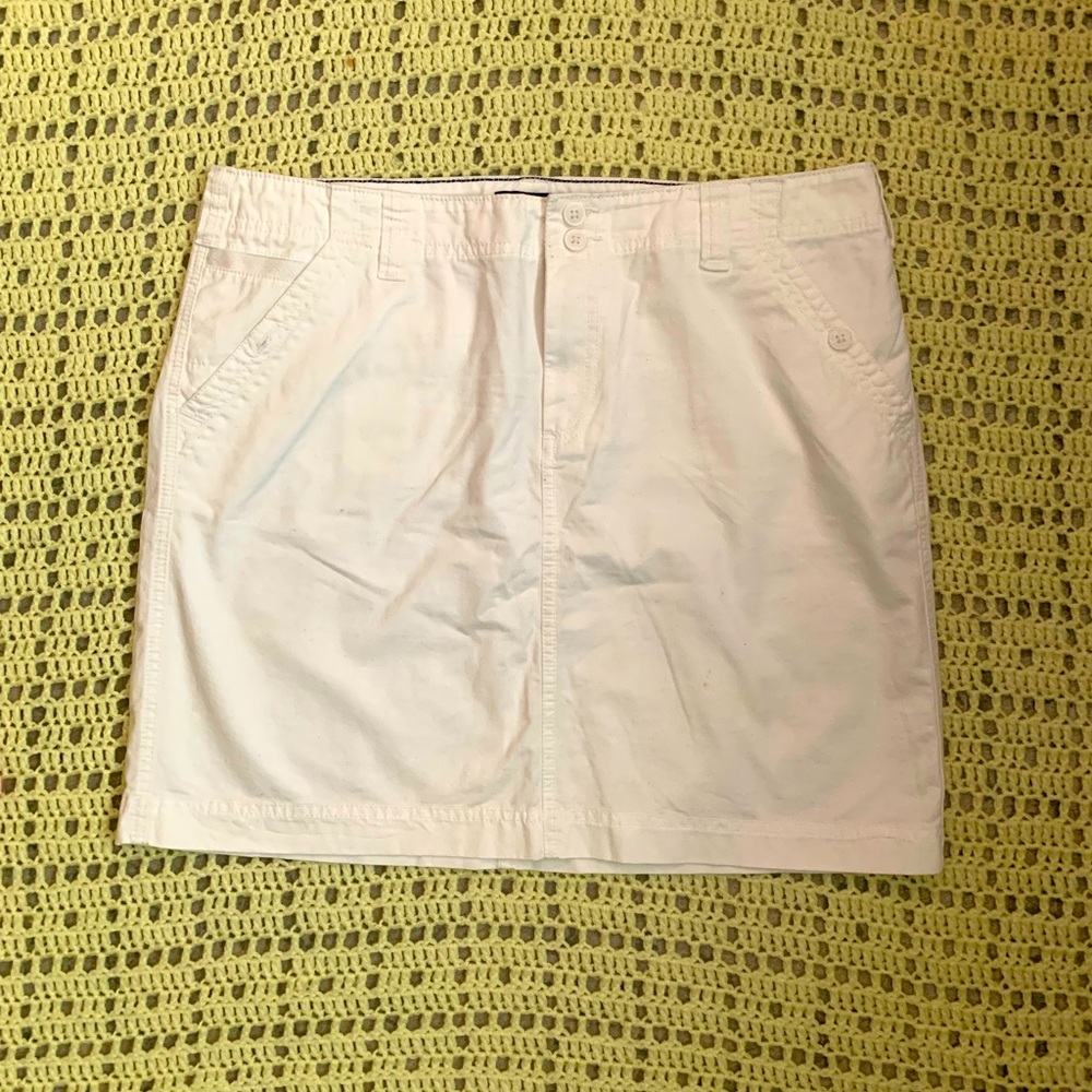 Tommy Hilfiger Cream Mini Pencil Skirt Casual